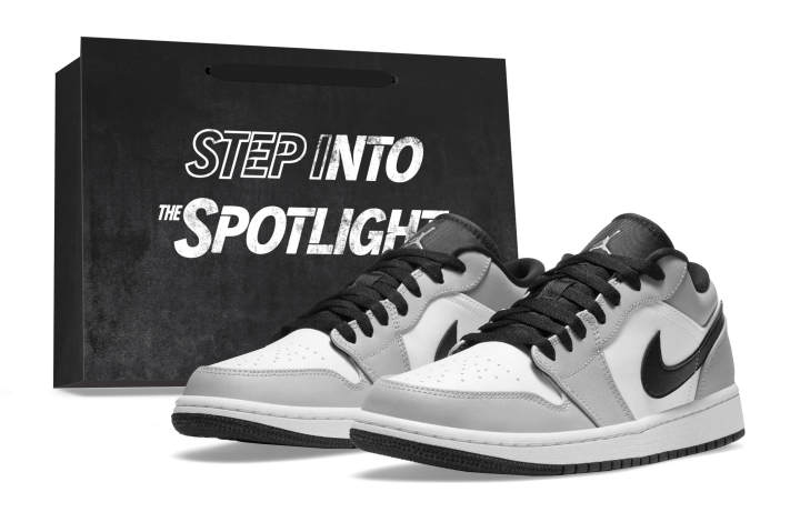 Jordan Jordan Air Jordan 1 Low top Skateboard Shoes Unisex Smoke Gray