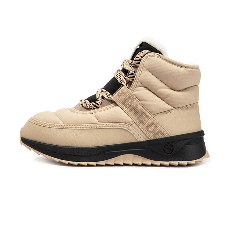 361° Fleece Snow Warm, Wear Resistant, Slip Resistant Coverage Short Snow Boots Women's Apricot Tea Brown