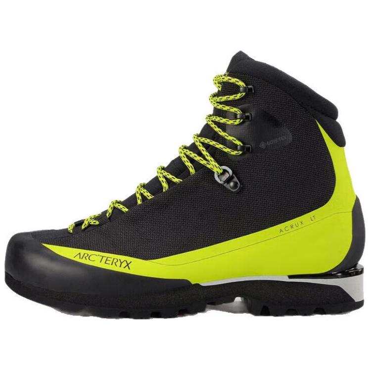 Arcteryx Arc'teryx ACRUX LT Slip Resistant Grip High top Mountaineering Shoes Unisex Black Green