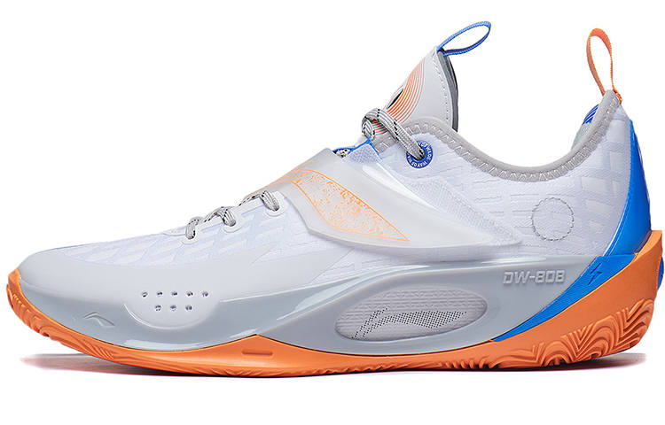 Li-Ning Li Ning Wade 808 2 Cushioning Slip Resistant Abrasion Resistant Low top Basketball Shoes Men's Mismatched Color