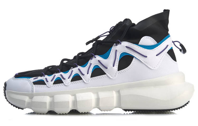 Li-Ning Li Ning Essence 2.3 Discovery Low top Vintage Basketball Shoes Men's Black White