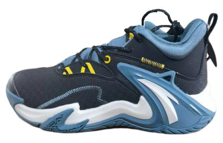 Anta Fleece Lined Thermal Cushioning Slip Resistant Abrasion Resistant Coverage Support Low top Basketball Shoes Men's
