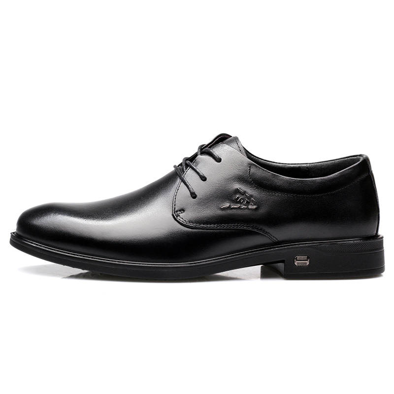 QIANGREN 3515 Dress Shoes Men's Black Red Brown