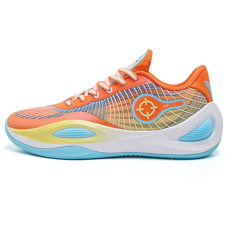 RIGORER Reaves 1 Low top Basketball Shoes Men's Sun Orange Azure