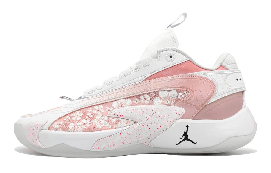 Jordan Jordan Luka 2 Cushioning Slip Resistant Abrasion Resistant Low top Basketball Shoes GS Cherry Blossom Pink