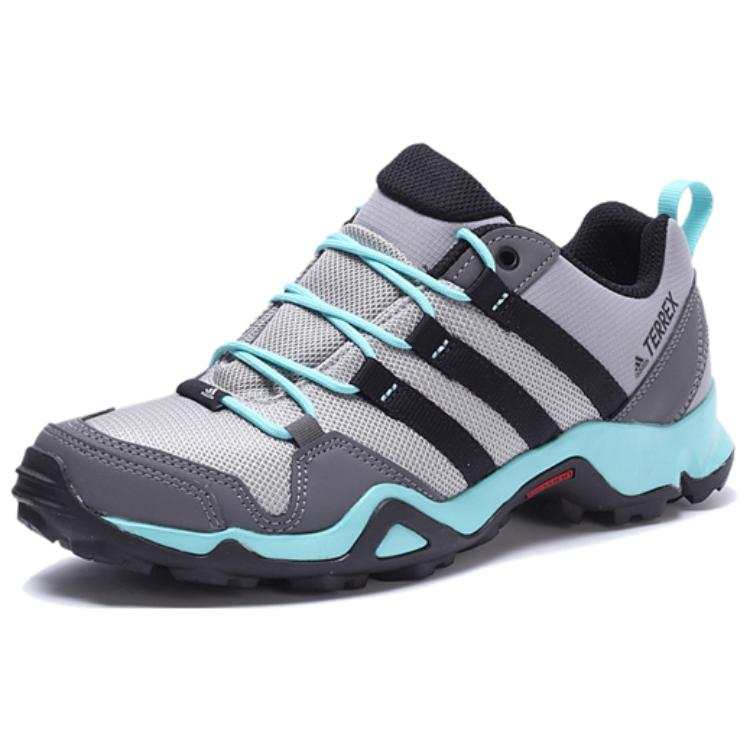 Adidas Adidas Terrex Ax2r Slip Resistant Abrasion Resistant Mid top Hiking Shoes Women's Gray