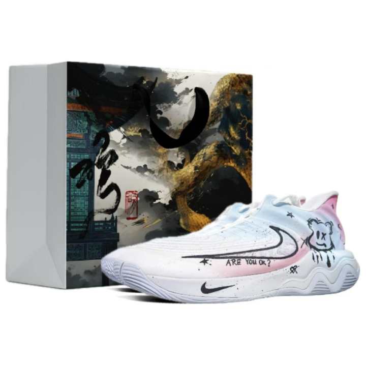 Nike Nike Giannis Immortality 4 Abrasion Resistant Low top Basketball Shoes Men's Light Blue