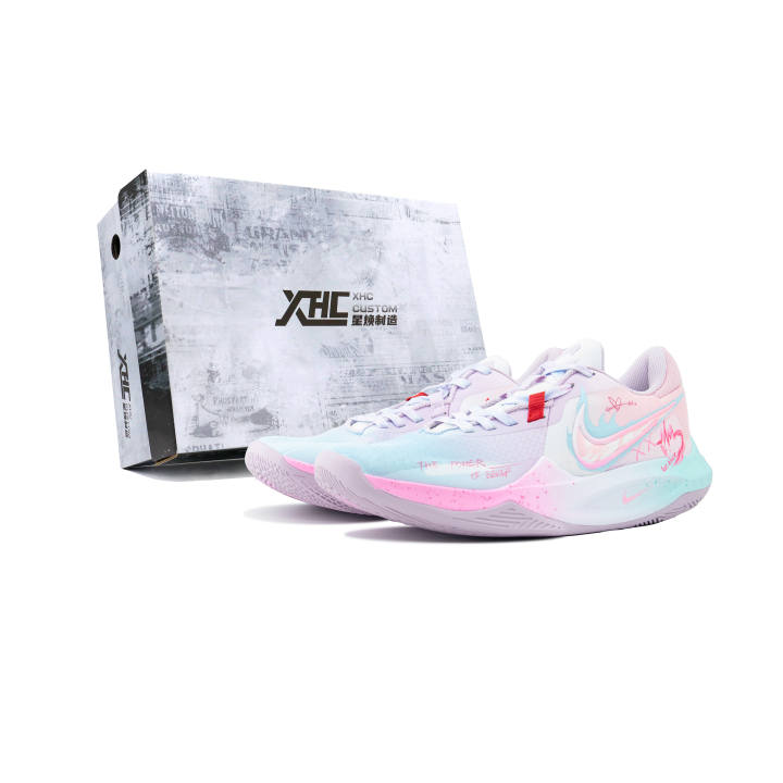 Nike Nike Precision 6 Star Candy Whispers, Box Basketball Shoes Men's Blue Pink