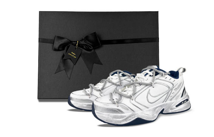 Nike Nike Air Monarch 4 Chunky Sneakers Unisex Low Top Black