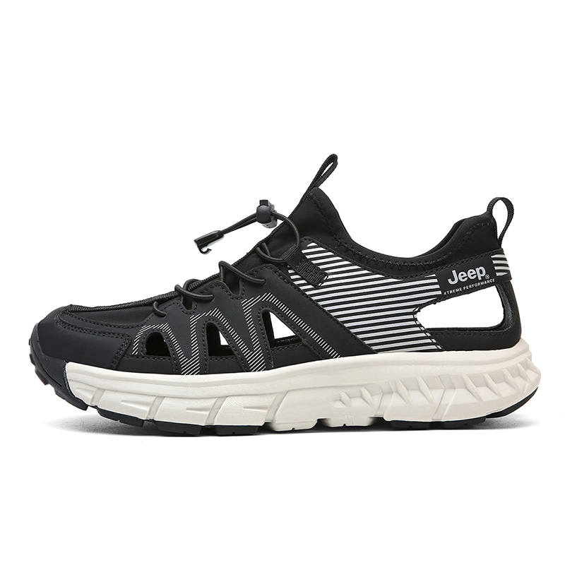 Jeep Fabric River Trekking Shoes Unisex Black
