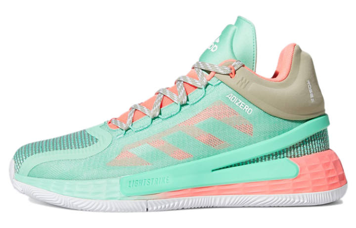 Adidas Adidas D Rose 11 Slip Resistant Abrasion Resistant Breathable Coverage Support Mid top Performance Basketball Shoes