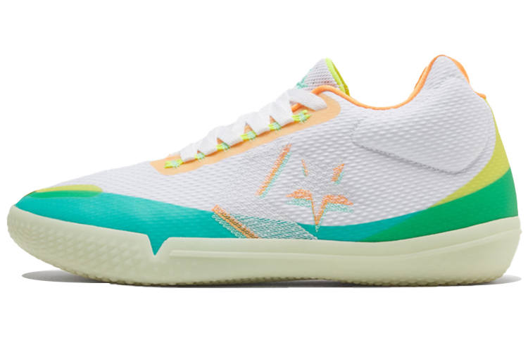 Converse All Star Bb Evo Converse Mid 'Hi-Vis Collection - White Green Glow'
