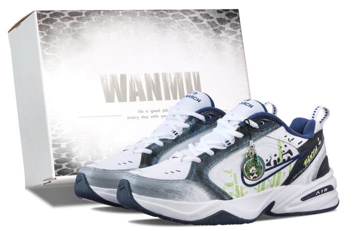 Nike Nike Air Monarch 4 Panda Amusement Park Slip Resistant Abrasion Resistant Slip Resistant Abrasion Resistant Low top