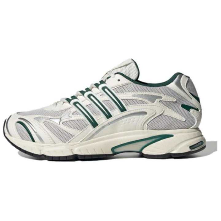 Adidas Adidas Temper Run 2.0 Slip Resistant Abrasion Resistant Low top Chunky Sneakers Unisex White Gray Green