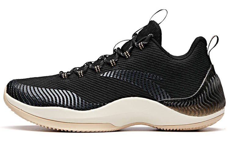 ANTA The Dagger 2 Basketball Shoes Men's Low Top Black Gray