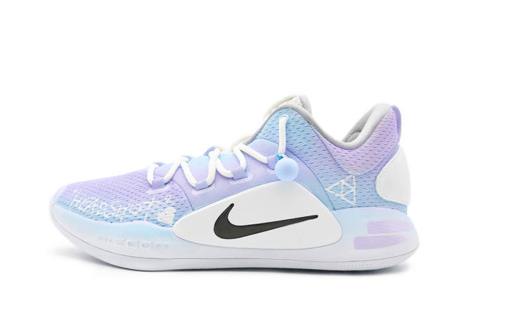 Nike Nike Hyperdunk X Cushioning Slip Resistant Low top Basketball Shoes Men's Blue Purple