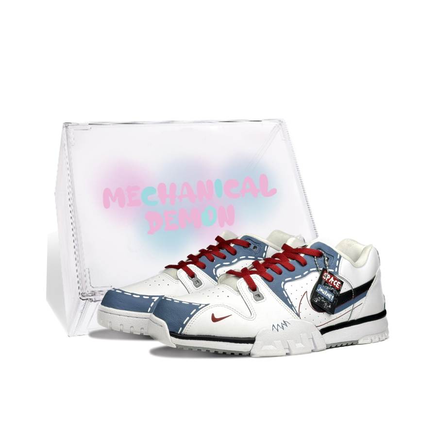 Nike Nike Air Cross Trainer 3 Mechanical Magic Spirit, Racing Low top Training Shoes Men's White Blue