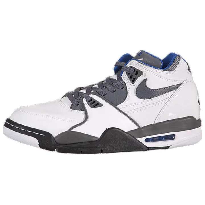 Nike Nike Air Flight 89 Slip Resistant Abrasion Resistant Mid top Basketball Shoes Men's White