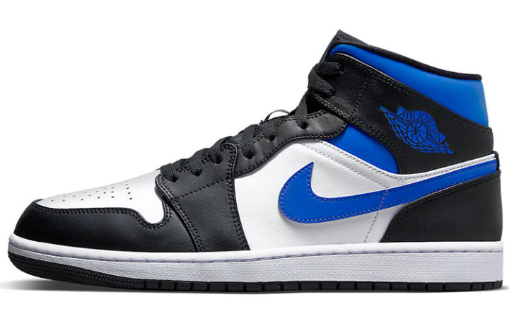 Jordan Jordan 1 Mid 'White Black Racer Blue'