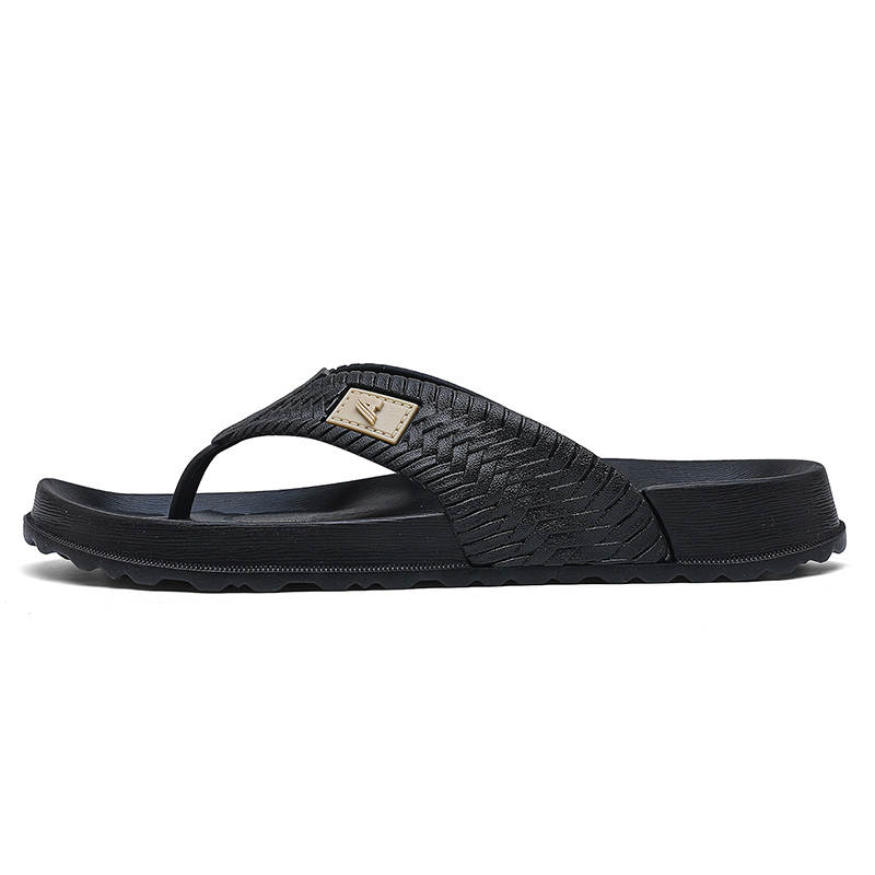 PAIBLOKS Odor Resistant Slip Resistant Quick Dry Flip Flops Men's