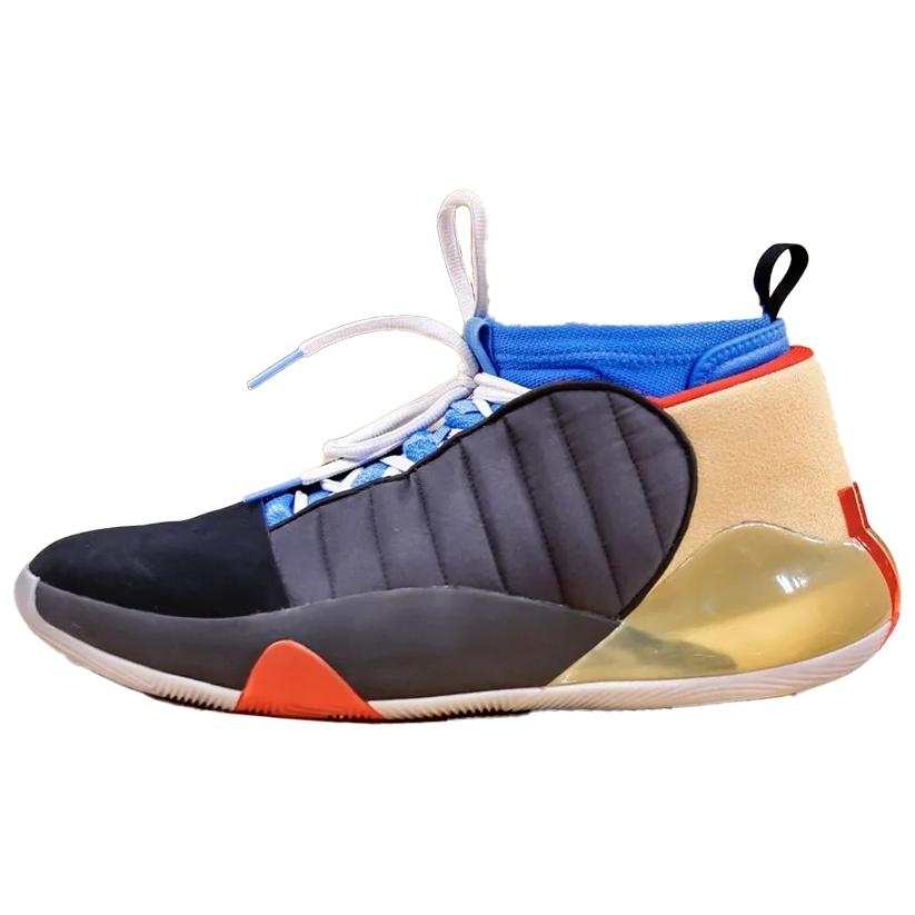 Adidas Adidas Harden Vol.7 Cushioning Slip Resistant Abrasion Resistant Support Mid top Basketball Shoes Men's Black