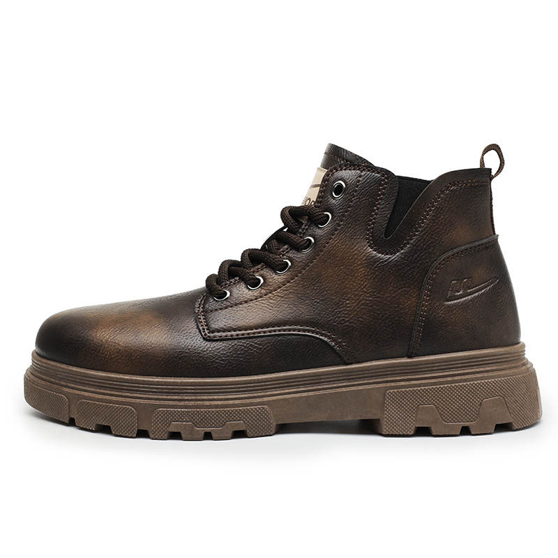WARRIOR Warrior Casual Leather Shoes Men's Brown