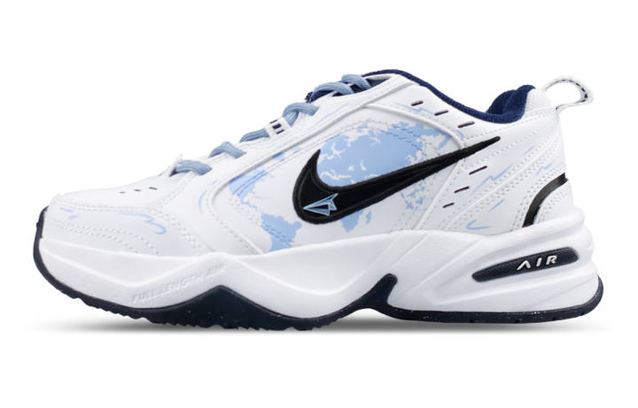 Nike Nike Air Monarch 4 Slip Resistant Low top Chunky Sneakers Men's White