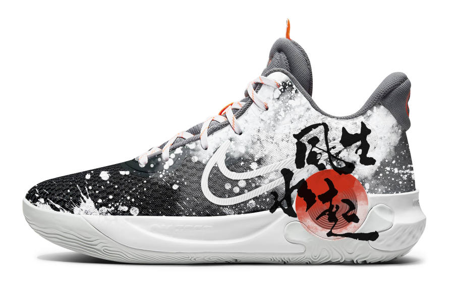 Nike Nike KD Trey 5 IX Slip Resistant Abrasion Resistant Mid top Basketball Shoes Unisex Black