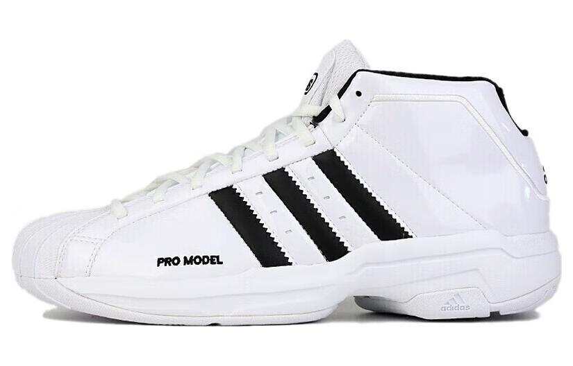 Adidas Adidas PRO Model 2G Synthetic Cushioning Abrasion Resistant Cushioning, Wear Resistant Mid top Basketball Shoes Men's