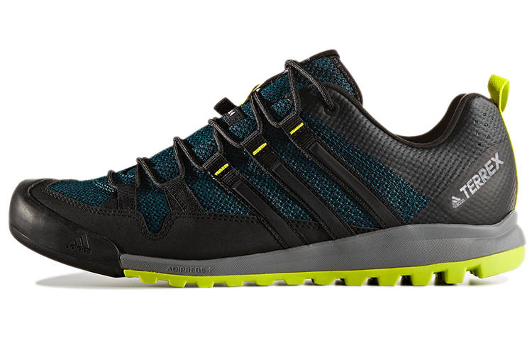 Adidas Adidas Terrex Solo Slip Resistant Low top Mountaineering Shoes Men's Green Black