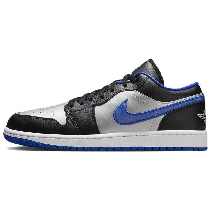 Jordan Jordan 1 Low Black Game Royal Metallic Platinum