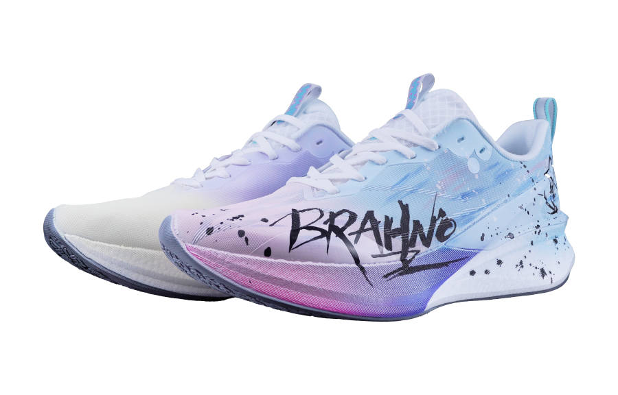 Li-Ning Li Ning Red Hare 8PRO Low top Basketball Shoes Men's Mismatched Blue Purple