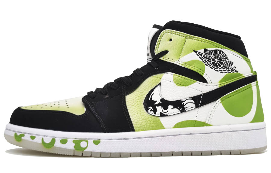 Jordan Jordan Air Jordan 1 Mid SE Panda Slip Resistant, Abrasion Resistant, Lightweight