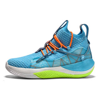 IVERSON Abrasion Resistant Lightweight Wear resistant And Lightweight High top Acalanatha Basketball Shoes Unisex Blue