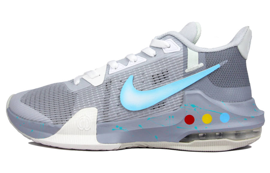 Nike Nike Air Max Impact 3 Abrasion Resistant Abrasion Resistant Low top Basketball Shoes Men's Gray Blue
