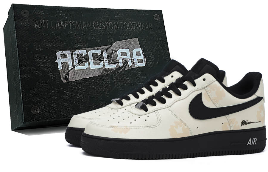 Nike Nike Air Force 1 07 Abrasion Resistant Height Increasing Low top Skateboard Shoes Men's Ecru