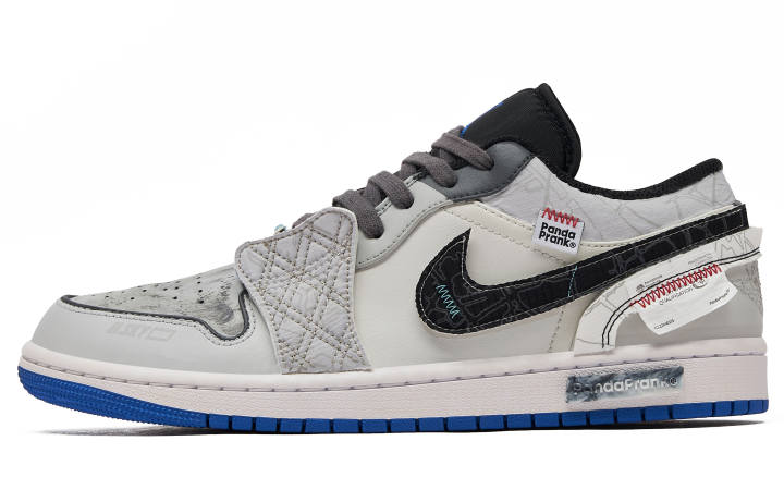 Jordan Jordan Air Jordan 1 Low Panda, Mischief, Skydiving Preppy, Cloud Watching Abrasion Resistant Cushioning