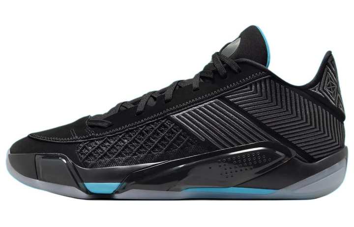 Jordan Jordan 38 Low Black Gamma Blue Translucent Sole