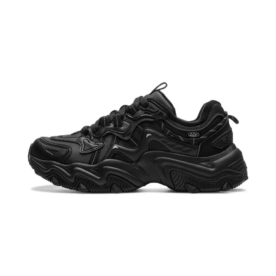 Li-Ning Li Ning Cat Paw Lite 2 Platform Height Increasing, Cushioning Rebound, Classic Vintage, Fleece Lined