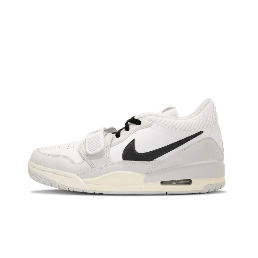 Jordan Jordan Legacy 312 Gray And White Abrasion Resistant Slip Resistant Abrasion Resistant Slip Resistant Low top