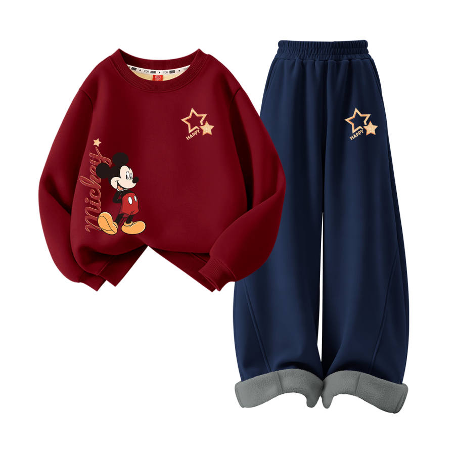 Disney Kids Casual Sportswear Crew Neck Moderate