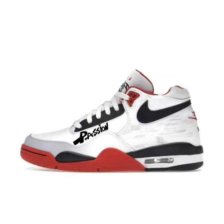 Nike Nike Flight Legacy Mist Gray Realm Classic Mid top Vintage Basketball Shoes Unisex