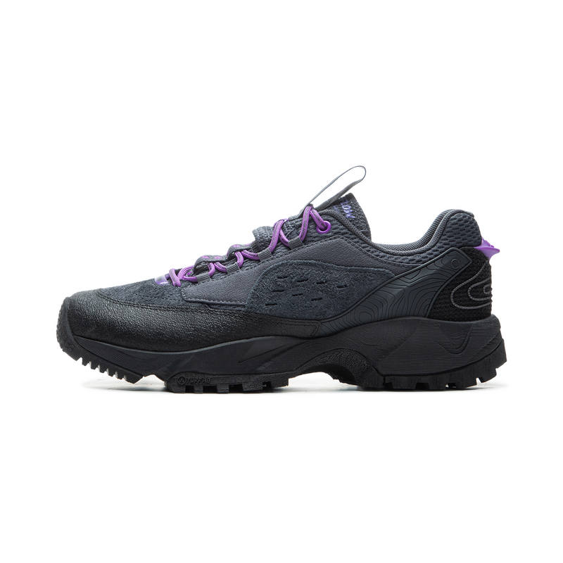 Li-Ning Li Ning Outdoor CF Tracing Cushioning Abrasion Resistant Low top Outdoor Hiking Shoes Men's Black