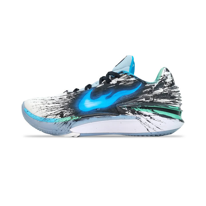 Nike Nike Air Zoom G.T. Cut 2 Tower Rabbit Low top Basketball Shoes Men's Black White Blue