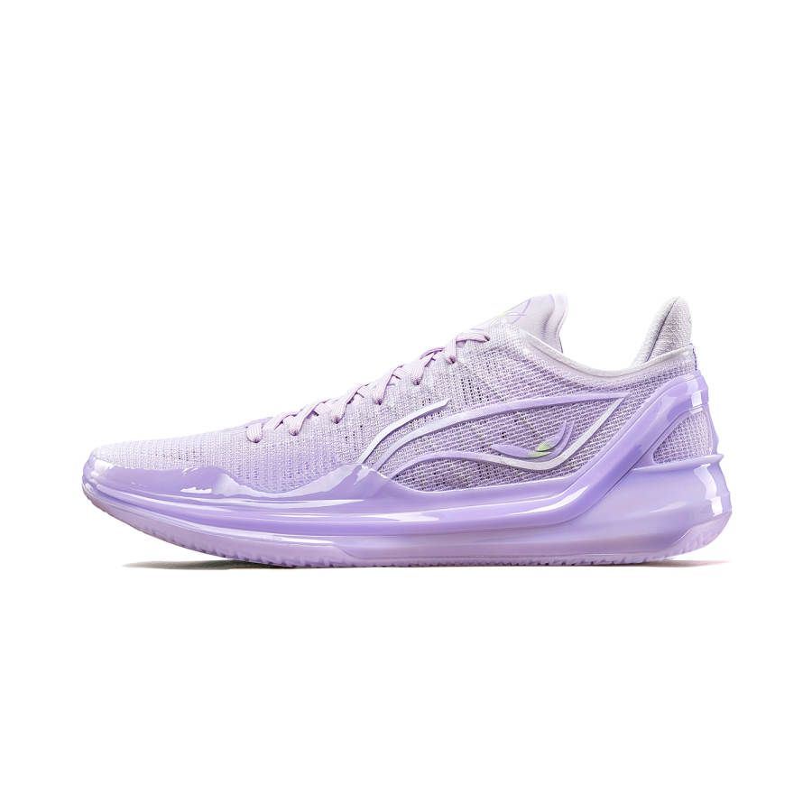 Li-Ning Li Ning Liren 4 V2 TPU Cushioning Slip Resistant Lightweight Rebound Low top Basketball Shoes Men's Purple