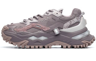FILA FUSION Bianco Cushioning Low top Chunky Sneakers Women's Purple Gray