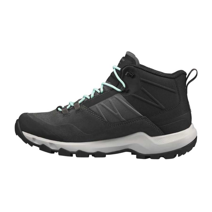 DECATHLON MH500 Non Slip And Waterproof Mid top Hiking Shoes Women's Black Gray