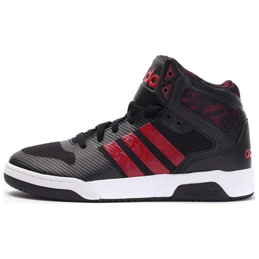 Adidas Adidas Break Slip Resistant Abrasion Resistant High top Basketball Shoes Men's Black Red