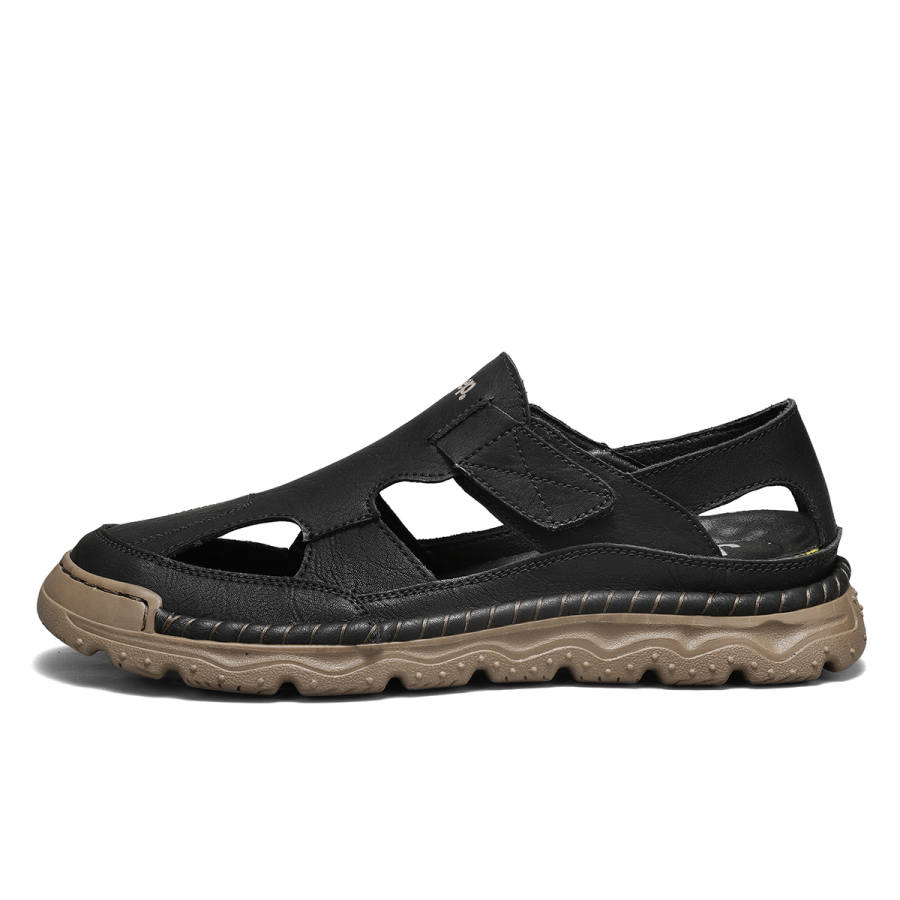 Jeep Jeep Beach Sandals Men's Black/Khaki