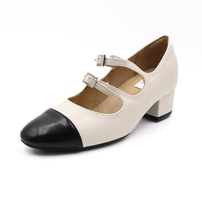 WALIBU Chunky Heel Mary Jane Shoes 6CM Women's